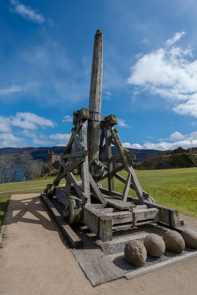Trebuchet at Castle Urquhart - taken by my DH