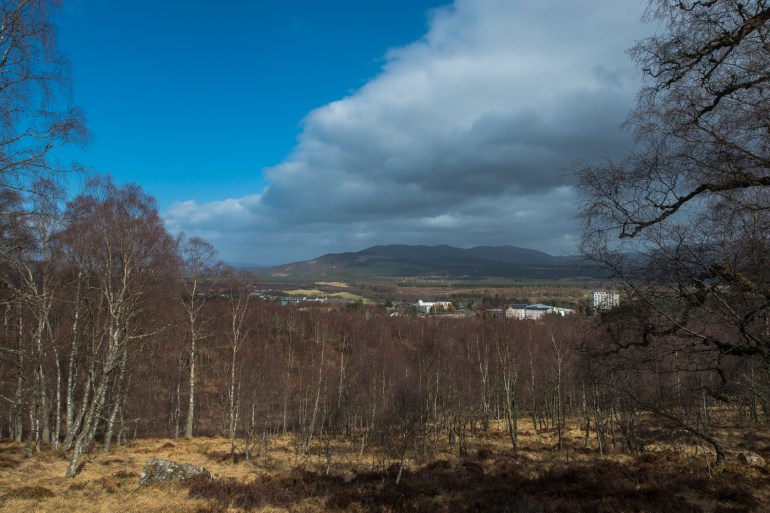 Sweeping vistas halfway up a mountain - taken by my DH