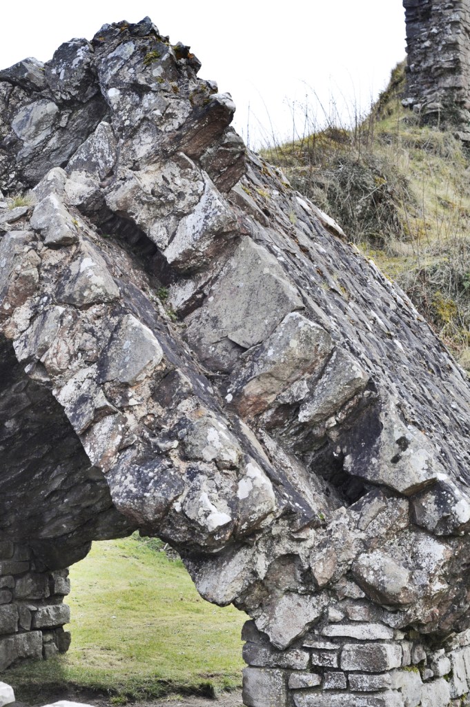 Part of the castle turret - Castle Urquhart