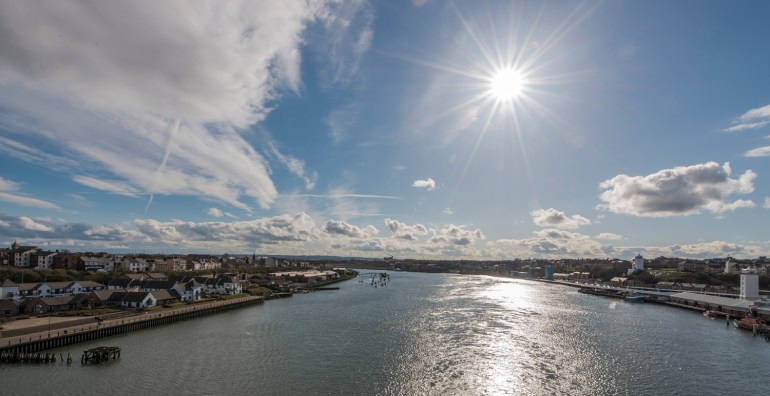 From the boat - taken by my DH