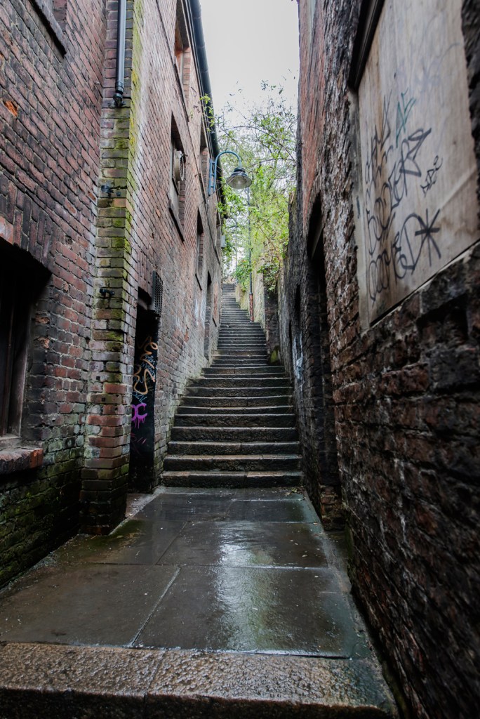 Windy steps - taken by my DH