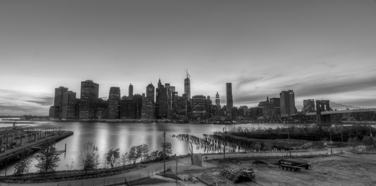 Panoramic HDR of lower Manhattan