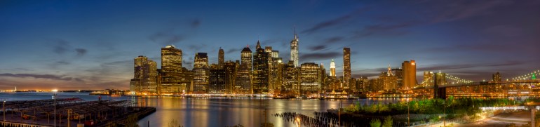 HDR panoramic of lower Manhattan taken by my DH - look! You can see from the Empire State Building all the way to the Statue of Liberty.