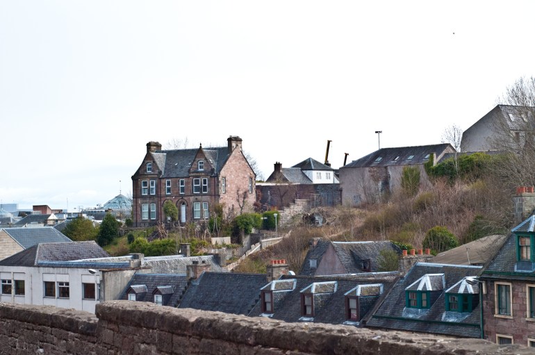 Inverness from up by the Castle.