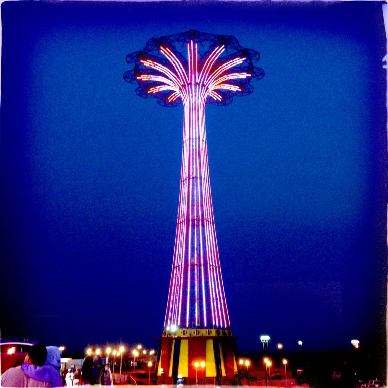 The Parachute Drop from MCU Stadium, where we watched the Brooklyn Cyclones loose horribly in their second to last game for the season.