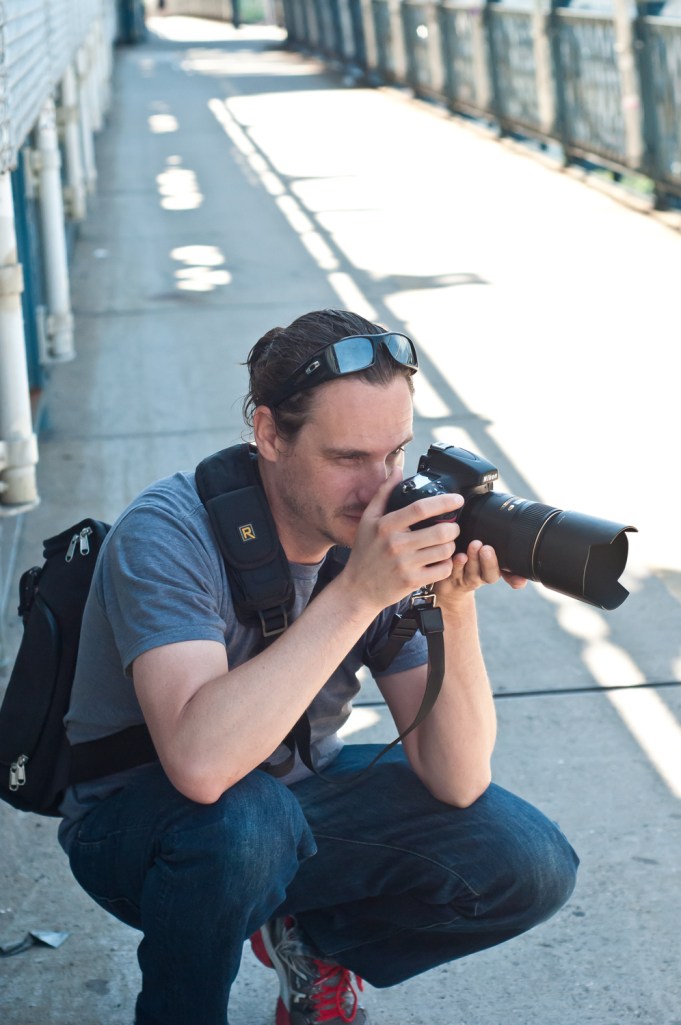A handsome photographer.