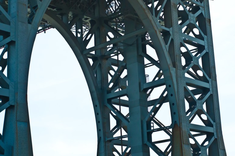 The Williamsburg Bridge.